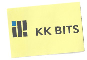 KKBits Logo auf PosiIt