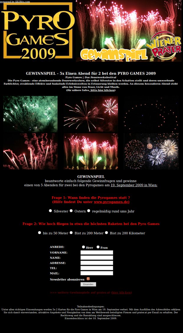 Pyro Games 2009